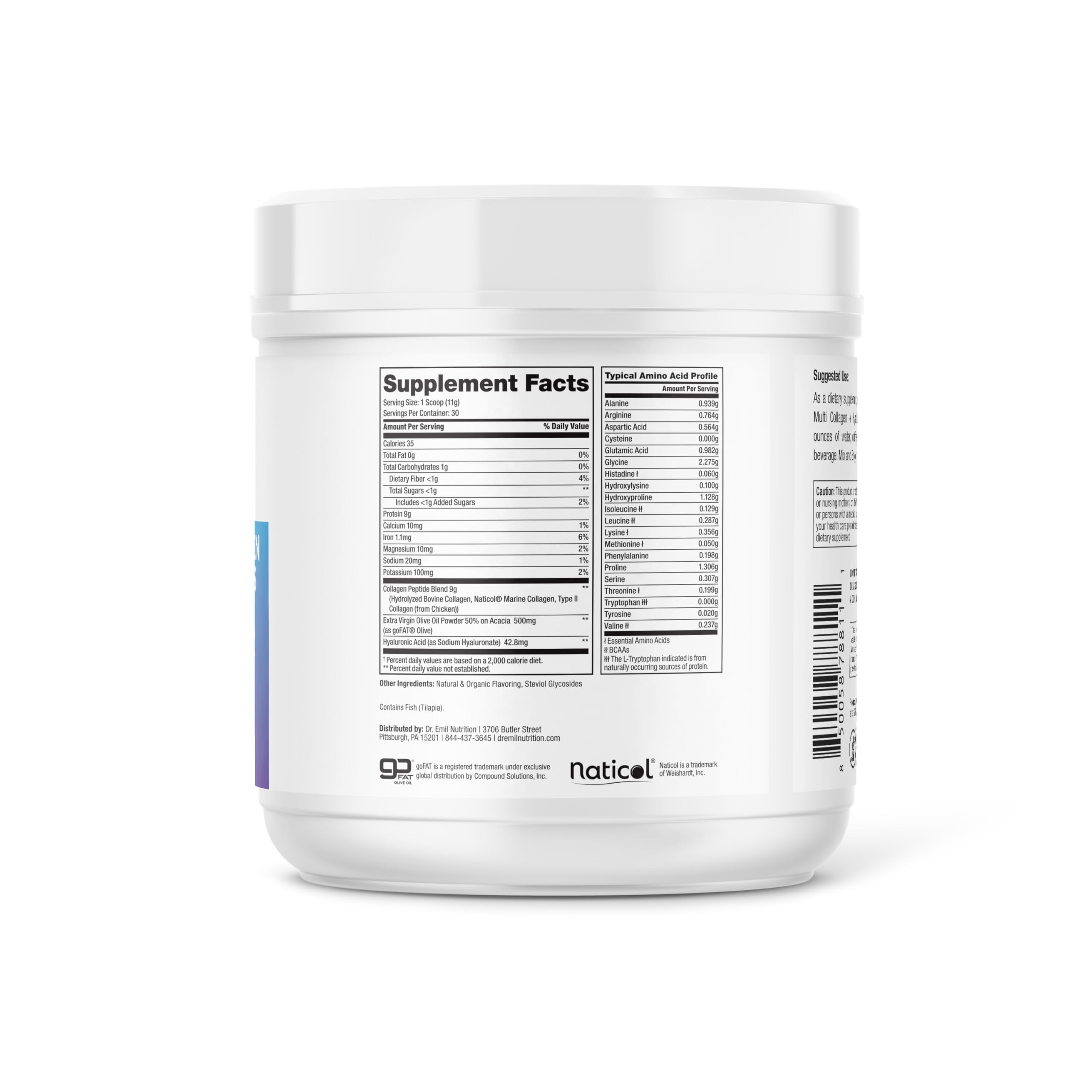 DR. EMIL NUTRITION hyaluronic acid plus collagen for joints and nails