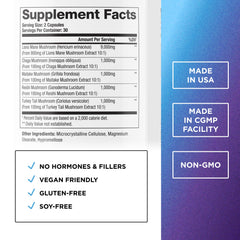 Capsules of DR. EMIL NUTRITION Lions Mane supplement for mental clarity