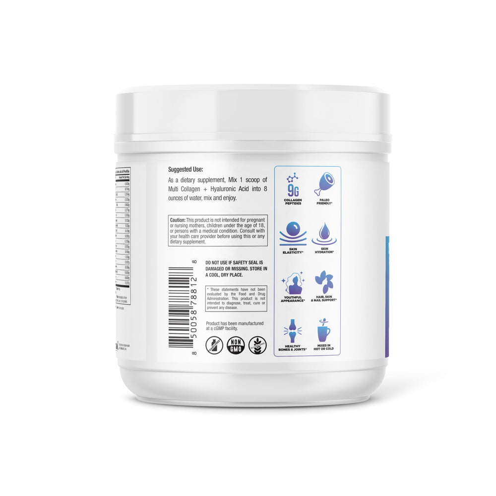 DR. EMIL NUTRITION scoop with peppermint tea collagen showing easy mixing and low-calorie protein