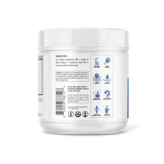 DR. EMIL NUTRITION scoop with peppermint tea collagen showing easy mixing and low-calorie protein