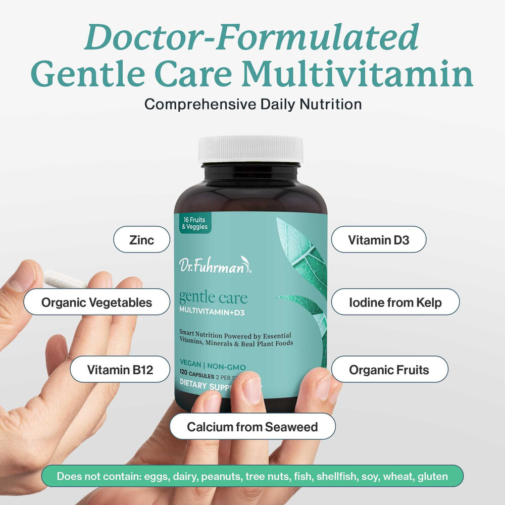 B12 supplement focus in Dr. Fuhrman Gentle Care for nervous system support