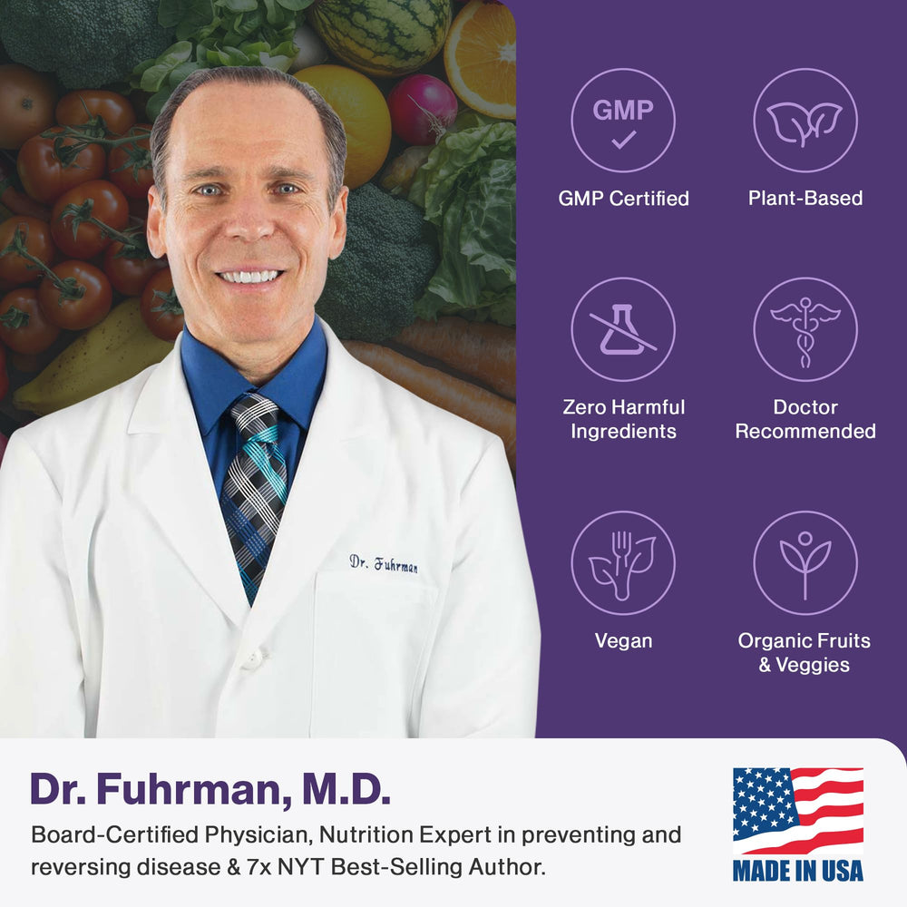 Dr. Fuhrman Ultra Cell Biotect daily-use capsule arrangement.