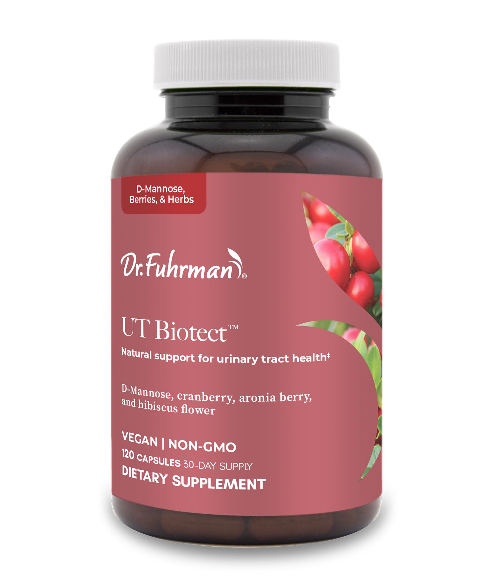 On-the-counter use scene with water and UT Biotect capsules.