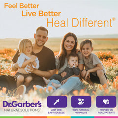 DR.GARBER'S drops offer a gentle, natural way to support itchy dry skin.