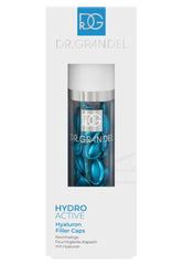 Dr. Grandel Hydro Active Hyaluron Filler Caps beside moisturizer for daily hydration