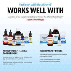 Dr. Green Mom VaxClear dosing directions and ease of use depicted