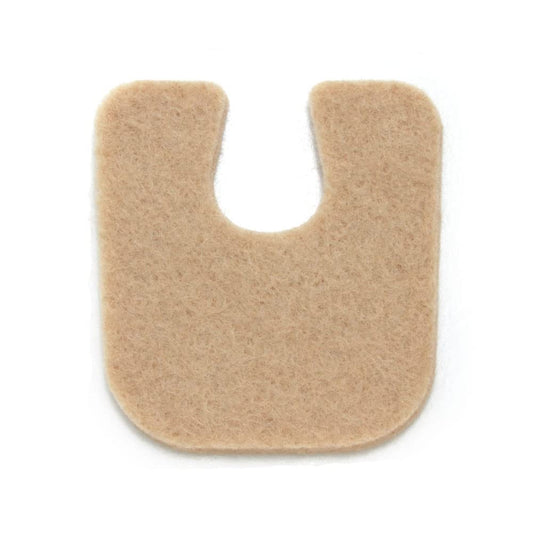 Dr. Jill's Foot Pads latex-free felt material protects skin and reduces friction.