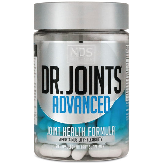 Dr. Joints NDS Advanced bottle promoting joint support and mobility.