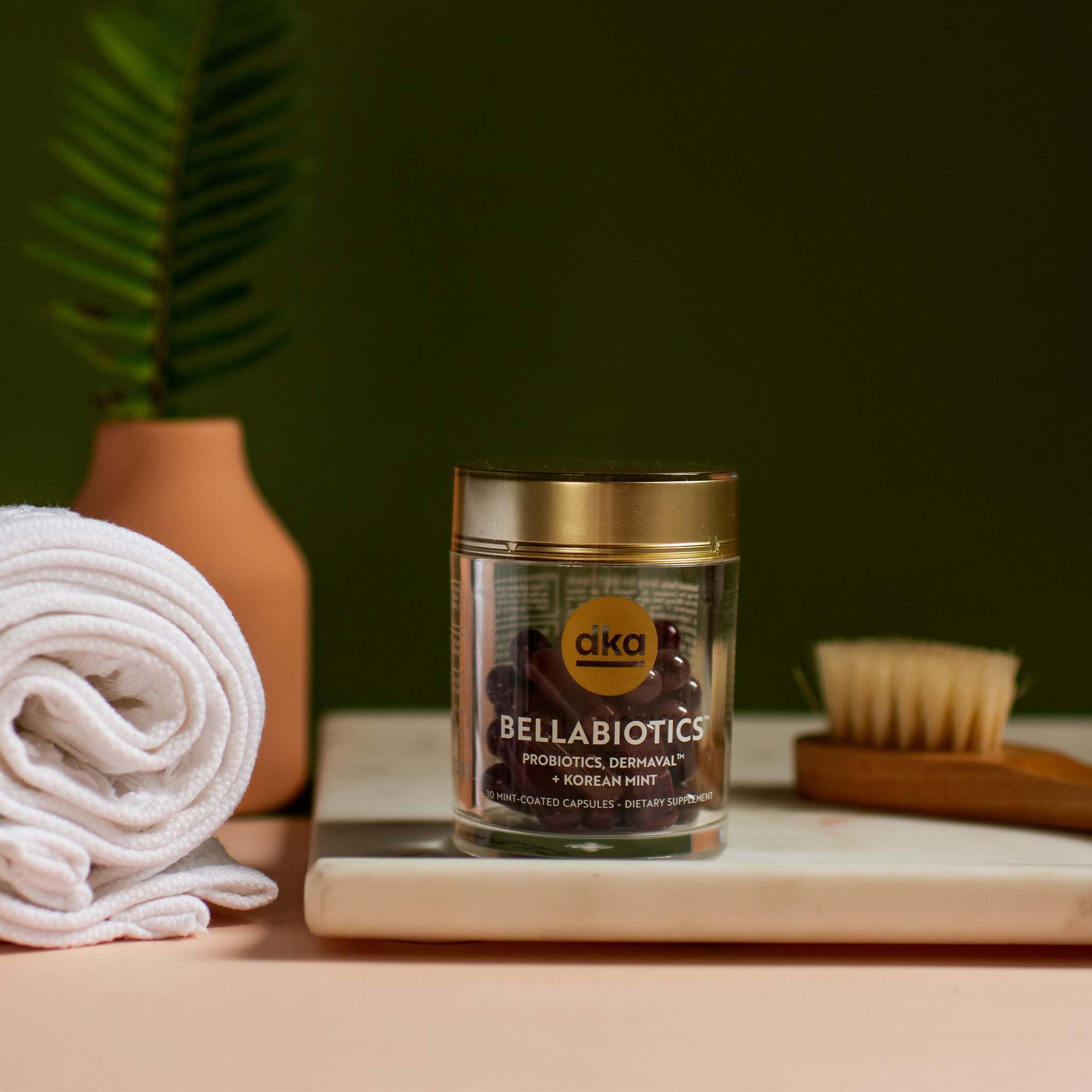 Dr. Kellyann Bellabiotics capsules, daily-health-ritual focus, fit into everyday beauty routines.