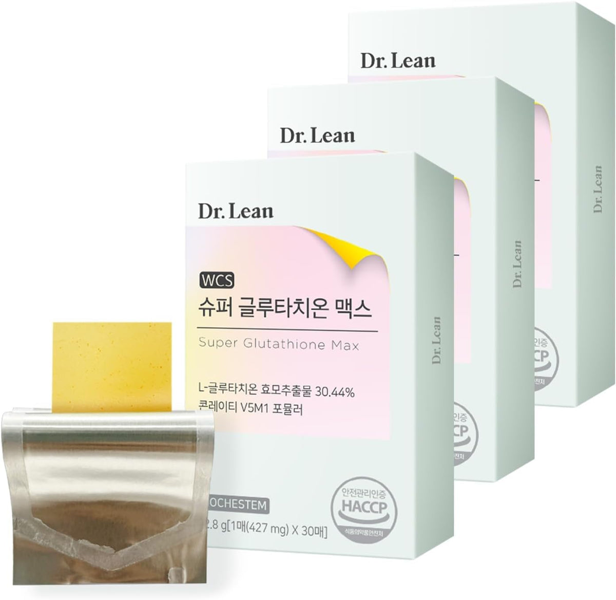 Dr Lean Super Glutathione Max bottle close-up with antioxidant support