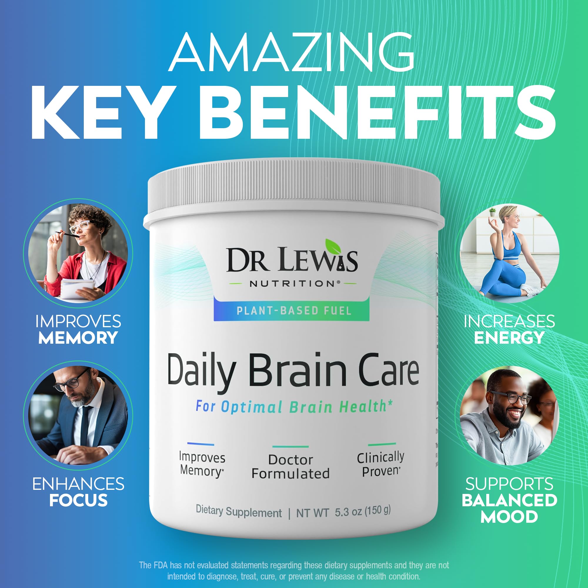 Aloe BiAloe detail with Dr Lewis Brain Care powder for brain health