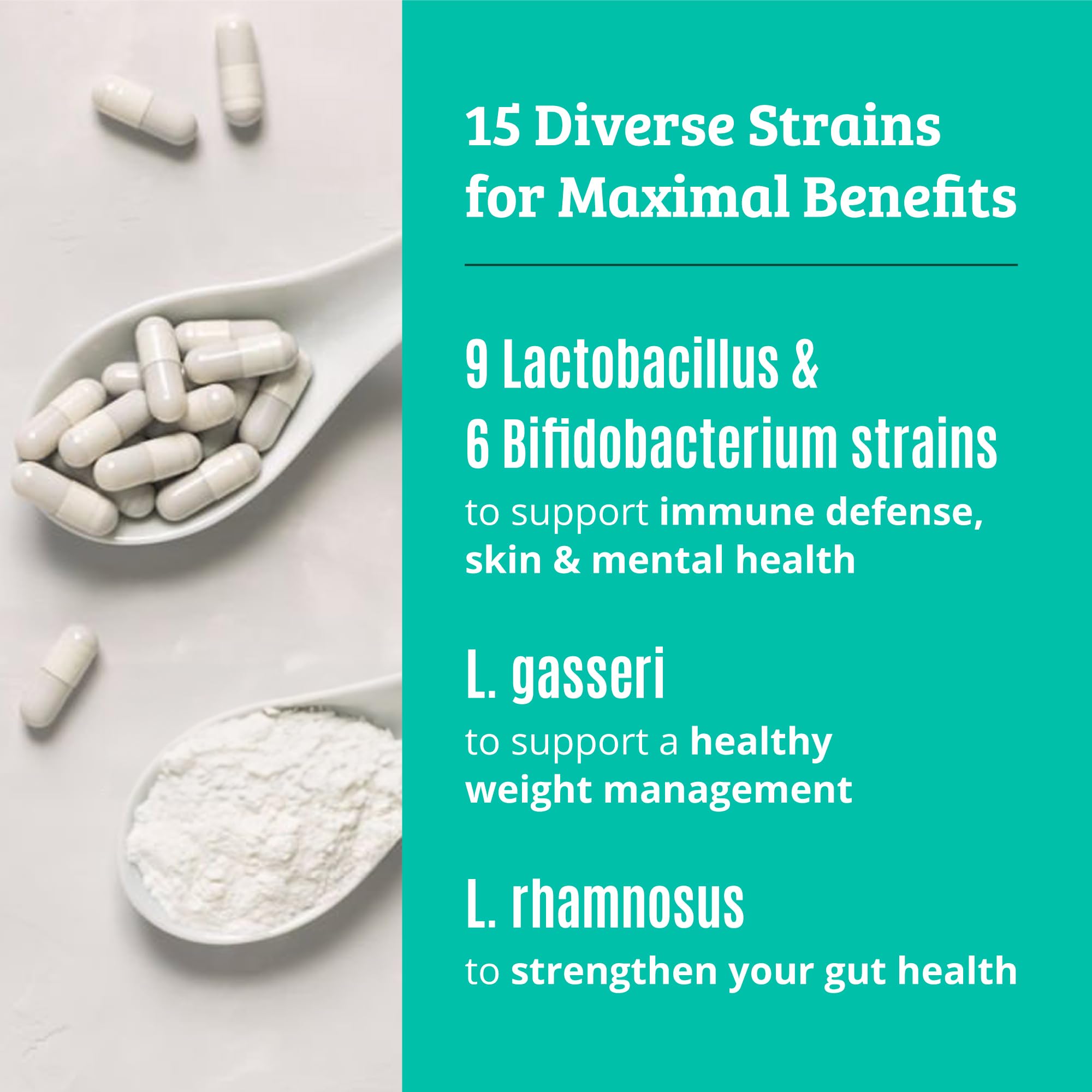 Dr. Matthew shelf-stable probiotics ready for a busy routine.