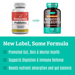 Dr. Matthew travel-pack bottle supports gut health on the go.