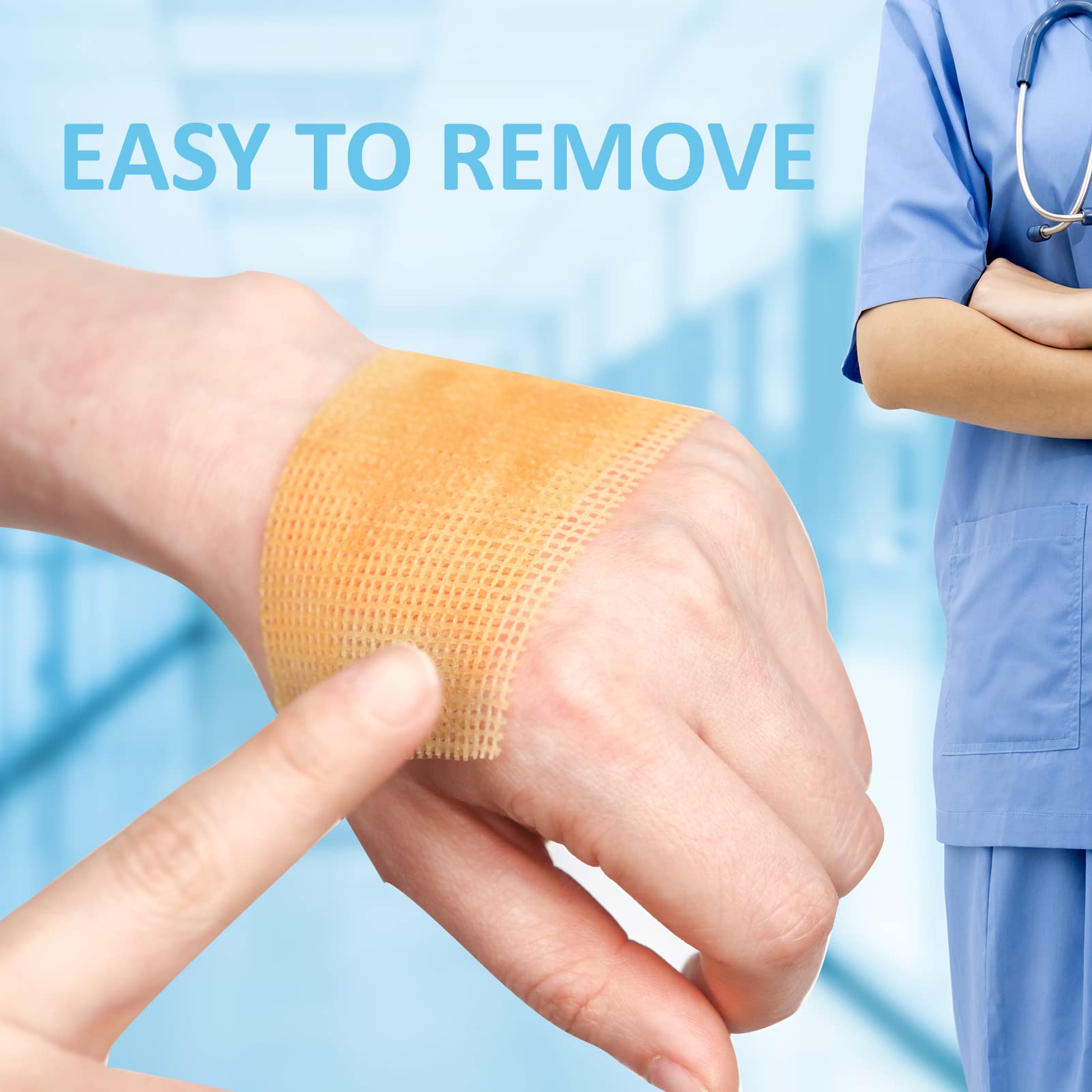Individually wrapped Dr. Med Honey Gauze Dressing 4x4 inch for hygienic use.