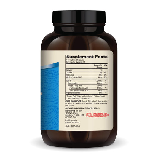 Dr. Mercola Antarctic Krill Oil capsules for convenient omega-3 intake