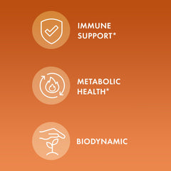 Dr. Mercola Biodynamic amla label highlights organic biodynamic vitamin C information