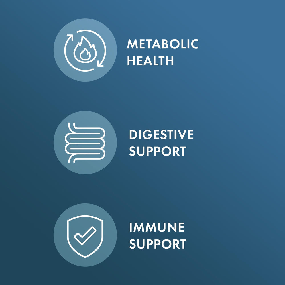 Bifidobacterium lactis postbiotic in Biothin Metabolic for metabolic health signals