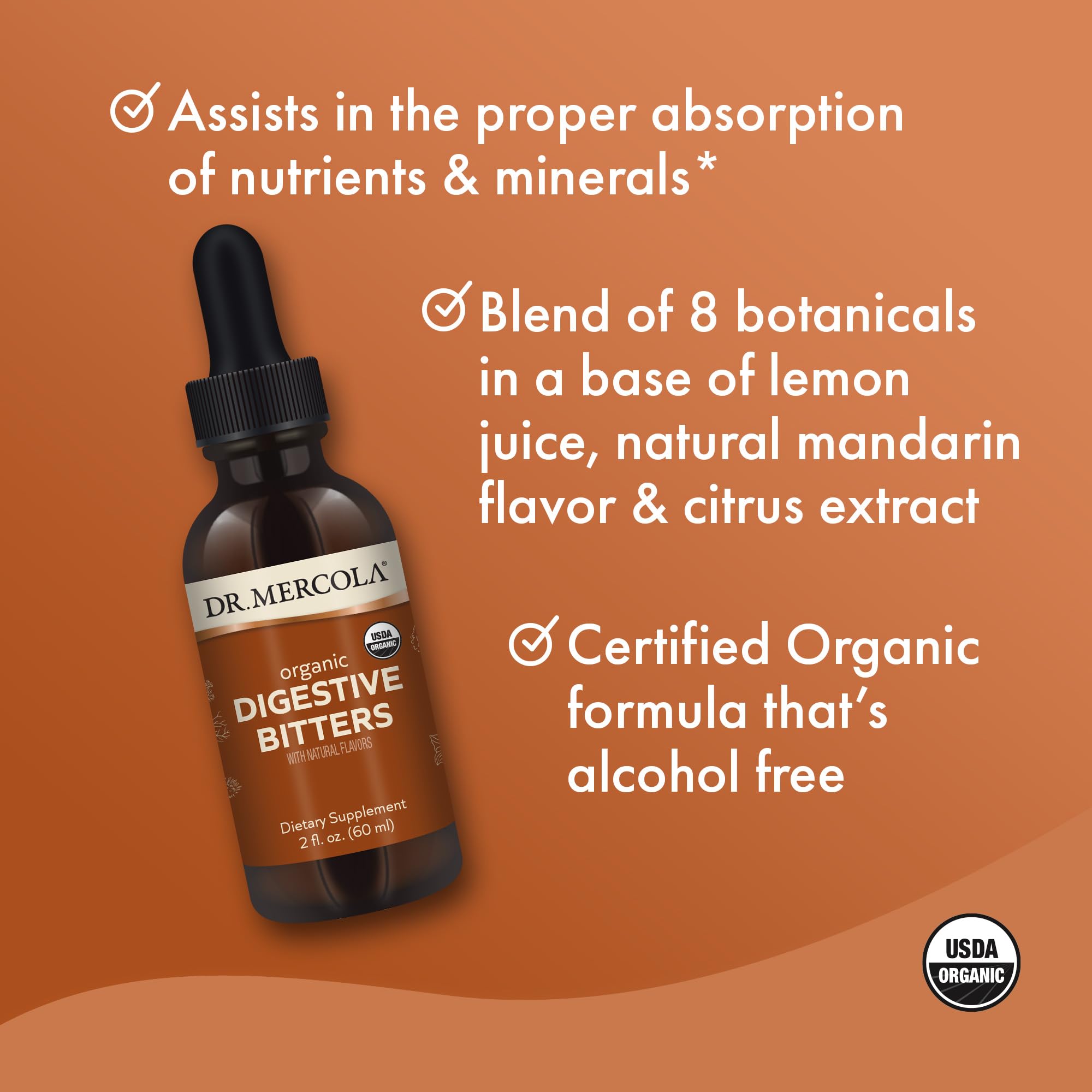 Dr. Mercola products use counter-current extraction to preserve botanical qualities.