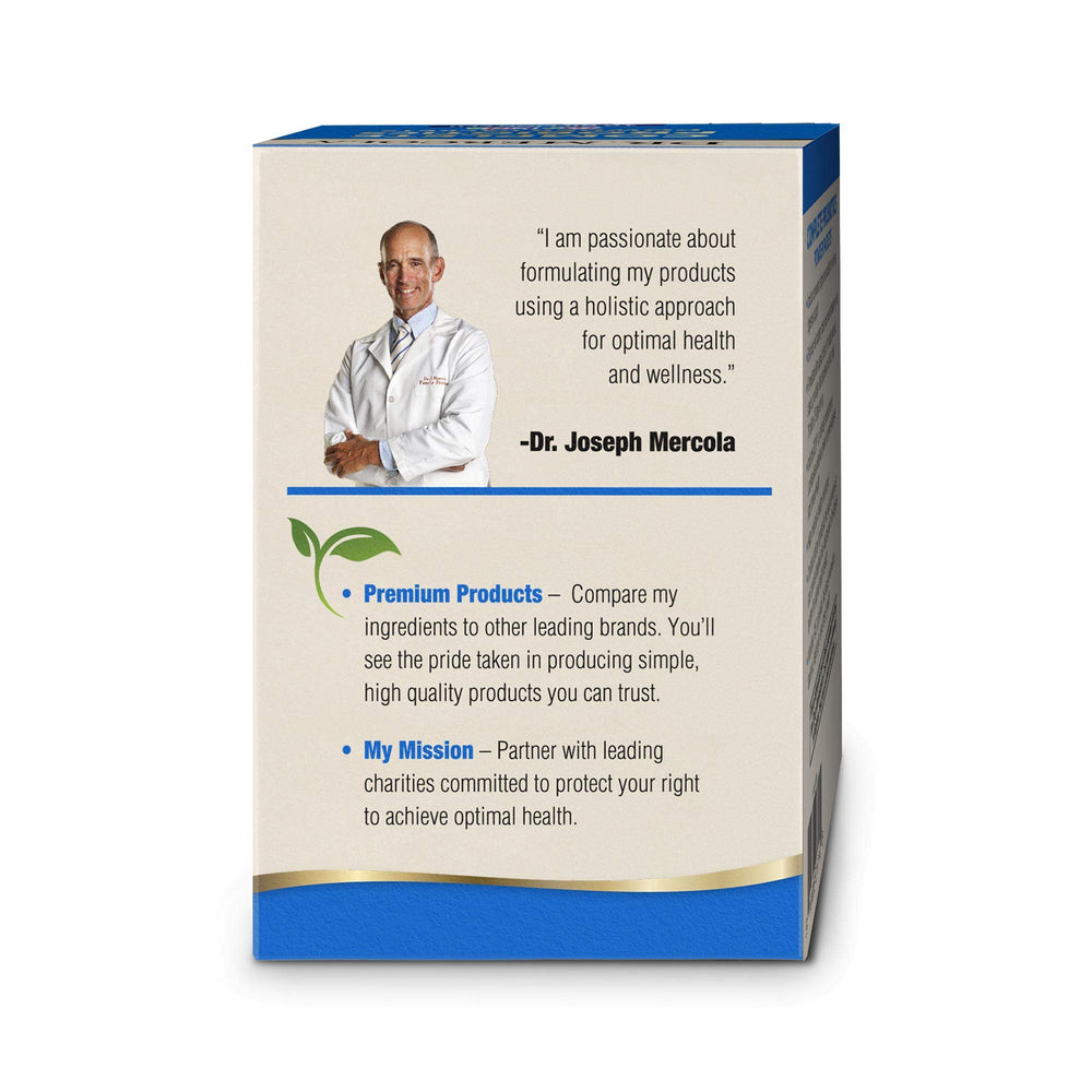 Dr. Mercola Complete Probiotics powder packets ideal for travel and daily use.