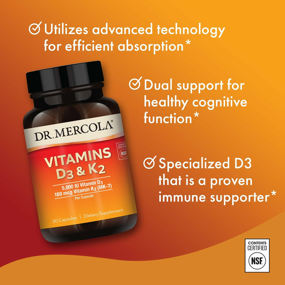 Packaging close-up highlighting premium vitamin D3 K2 formulation.