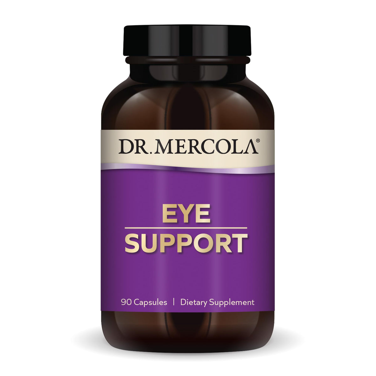 Dr. Mercola Eye Support bottle pour for easy daily use