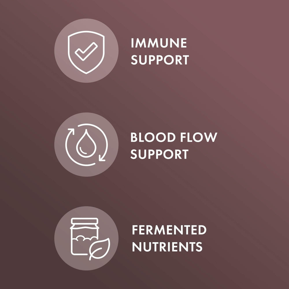 Dr. Mercola Fermented Black Garlic extract powder highlighting SAC content.