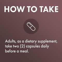 Two capsules with water showing convenient daily use.