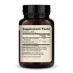 Dr. Mercola Fisetin and Spermidine capsules close-up for easy daily supplementation.