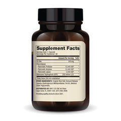 Dr. Mercola Gallbladder Enzymes pancreatic protease highlights core digestive enzymes.