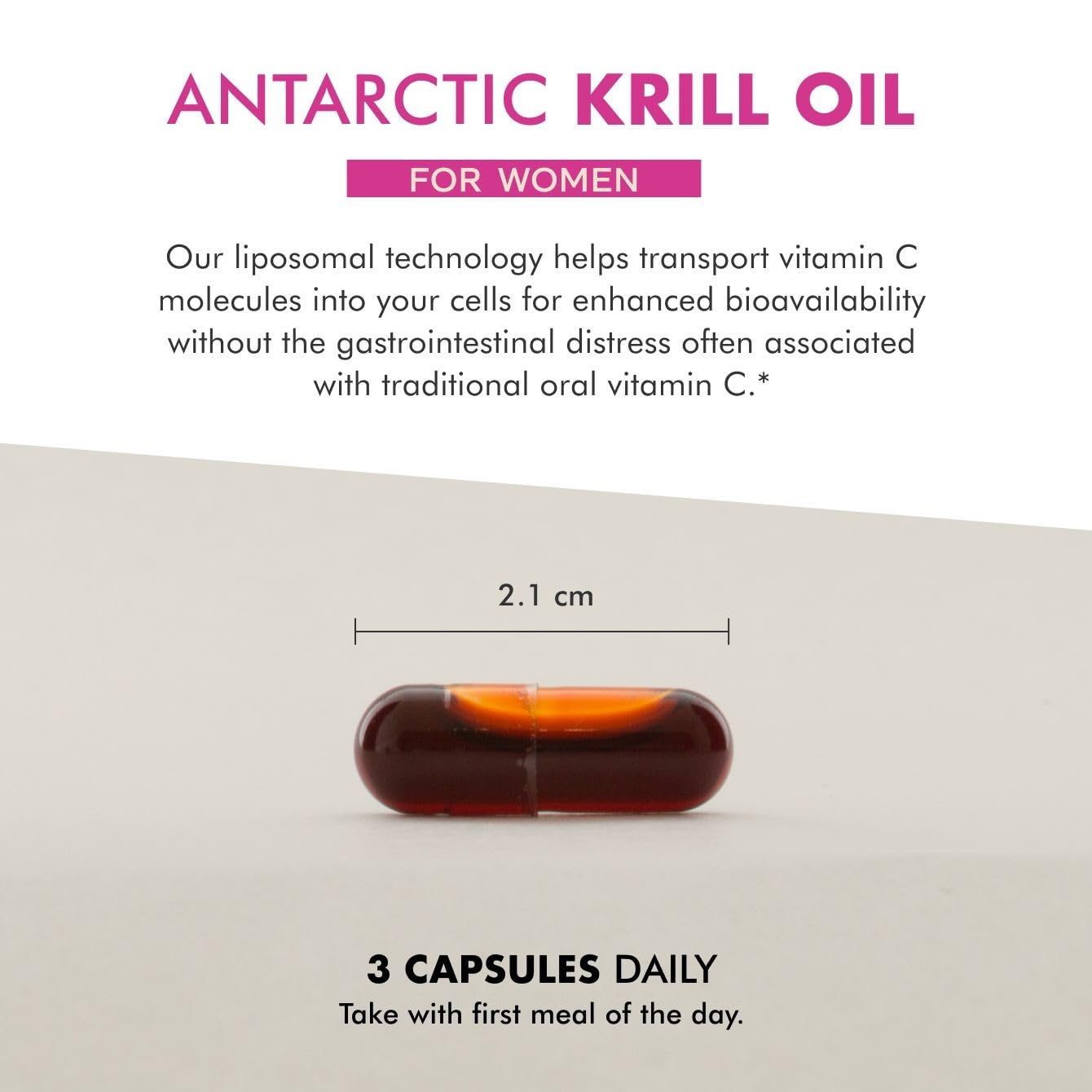 Dr. Mercola Krill Oil for Women label featuring 2 mg astaxanthin