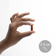 Capsules inside the bottle of Dr. Mercola Liposomal Vitamin C for convenient dosing.