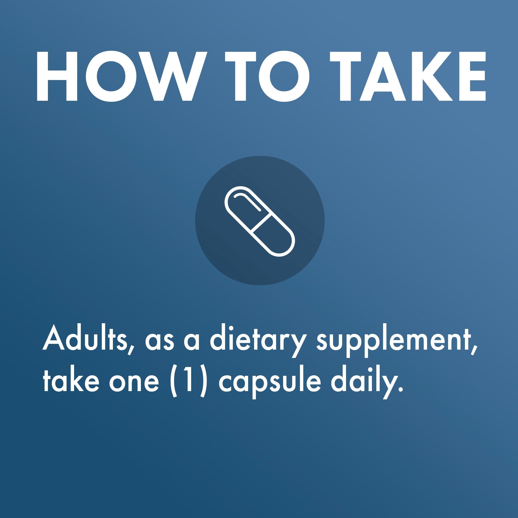 Capsules image showcases vegan, gluten-free formulation designed for evening routines.