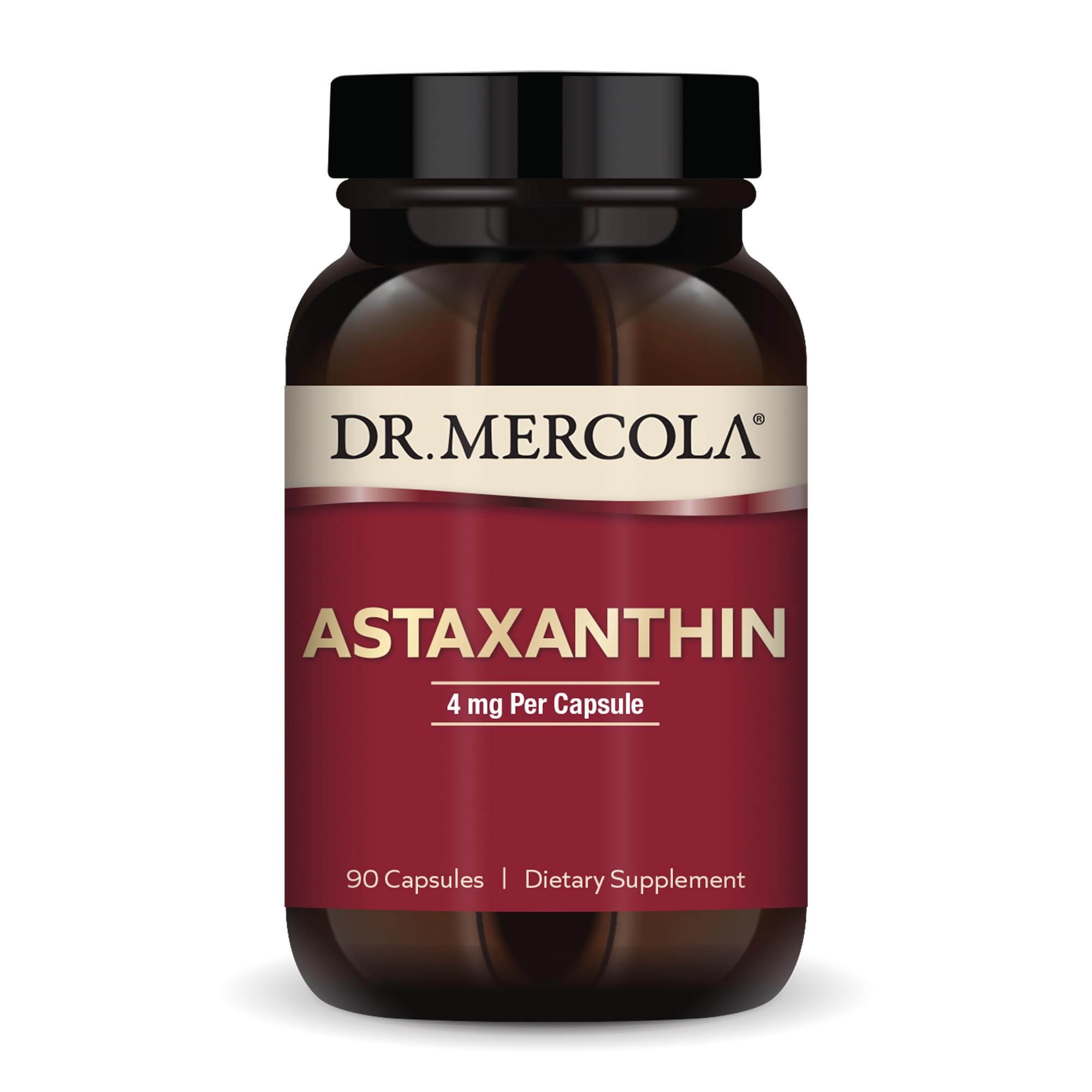 Dr. Mercola Organic Astaxanthin bottle for eye and skin support