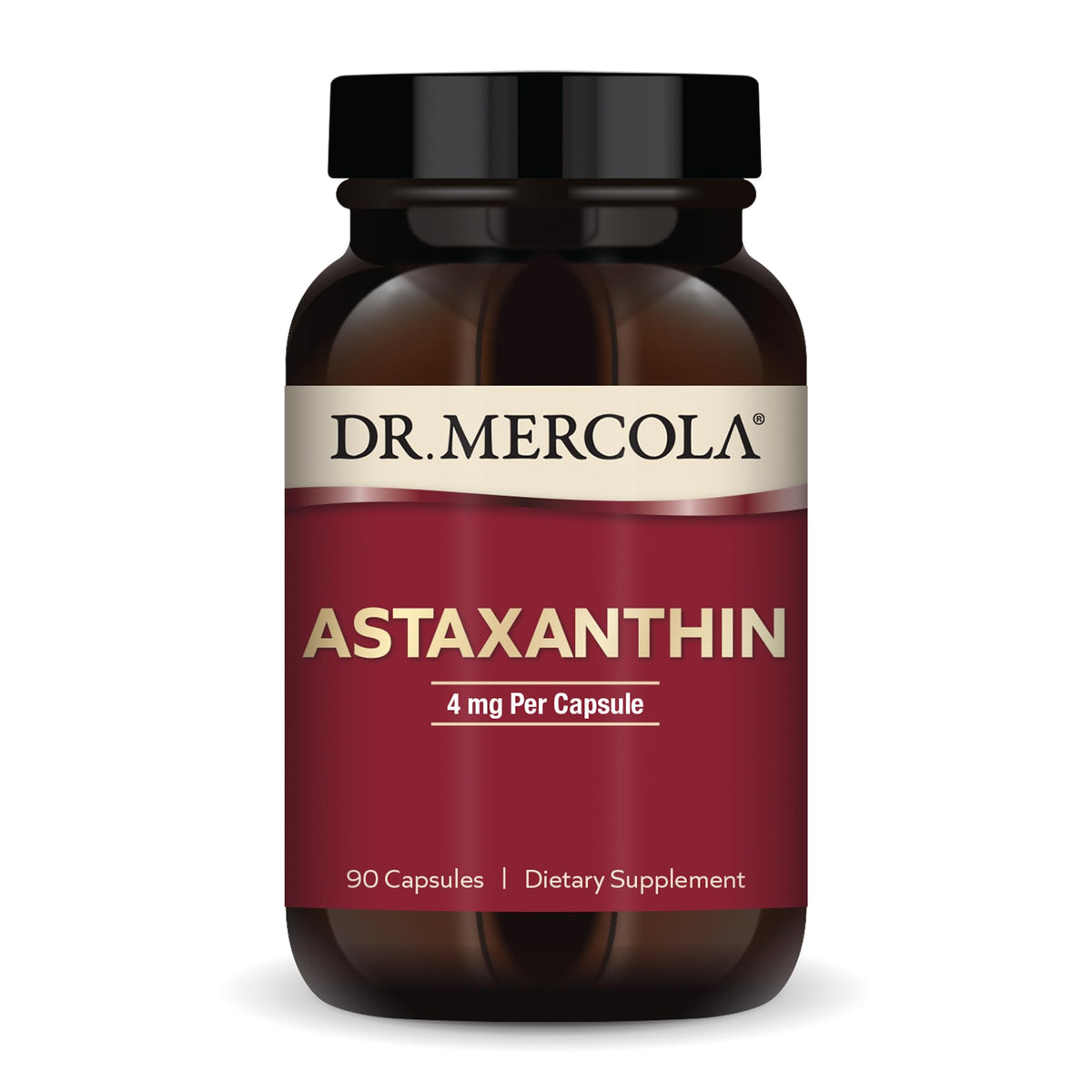 Dr. Mercola Organic Astaxanthin bottle for eye and skin support
