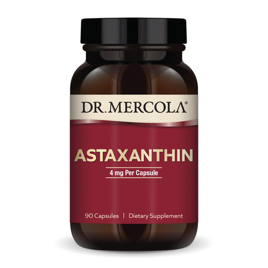 Dr. Mercola Organic Astaxanthin bottle for eye and skin support
