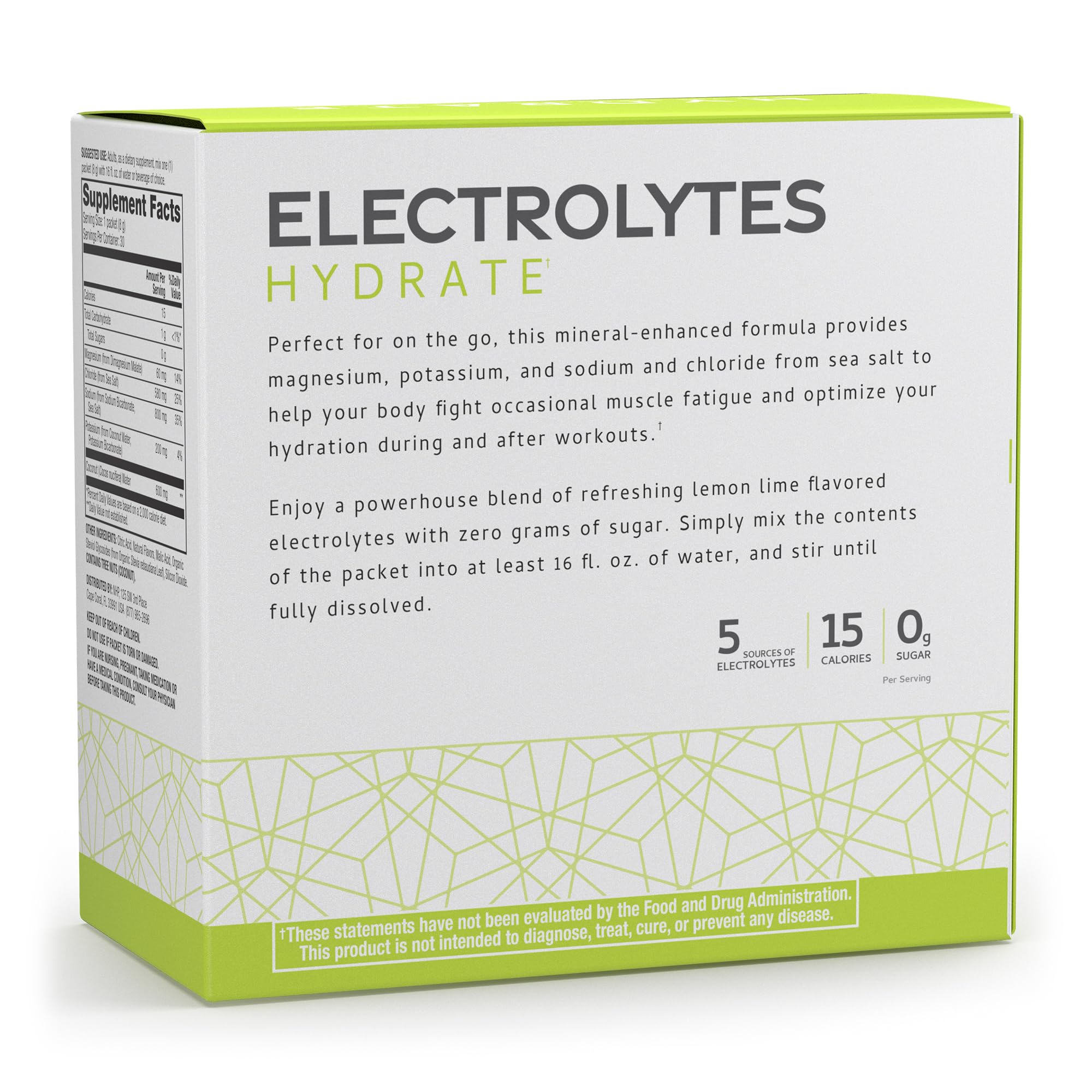 Dr. Mercola Pure Power Electrolytes Lemon Lime being poured into water for workouts