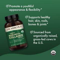 USDA Organic seal on Dr. Mercola packaging signals quality