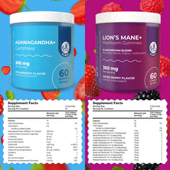 DR. MORITZ gummies bottle front label highlights 12-in-1 formula and sugar-free recipe.