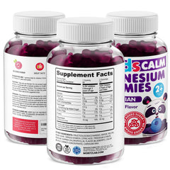 DR MORITZ blueberry-flavored magnesium gummies closeup highlighting taste and benefits
