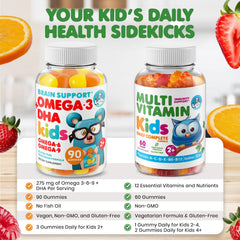 DR. MORITZ Kids Multivitamin Gummies bottle for daily immune and energy support.