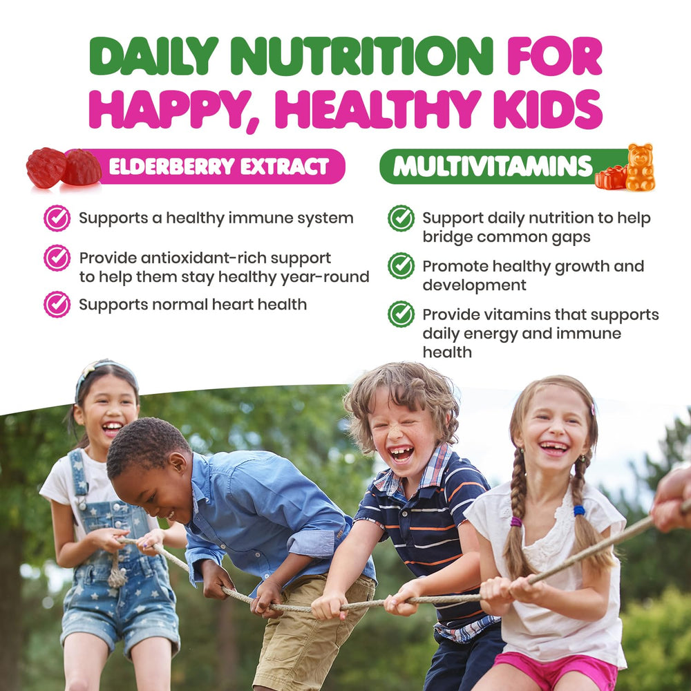 DR. MORITZ kids multivitamin gummies orange cherry strawberry flavors visual