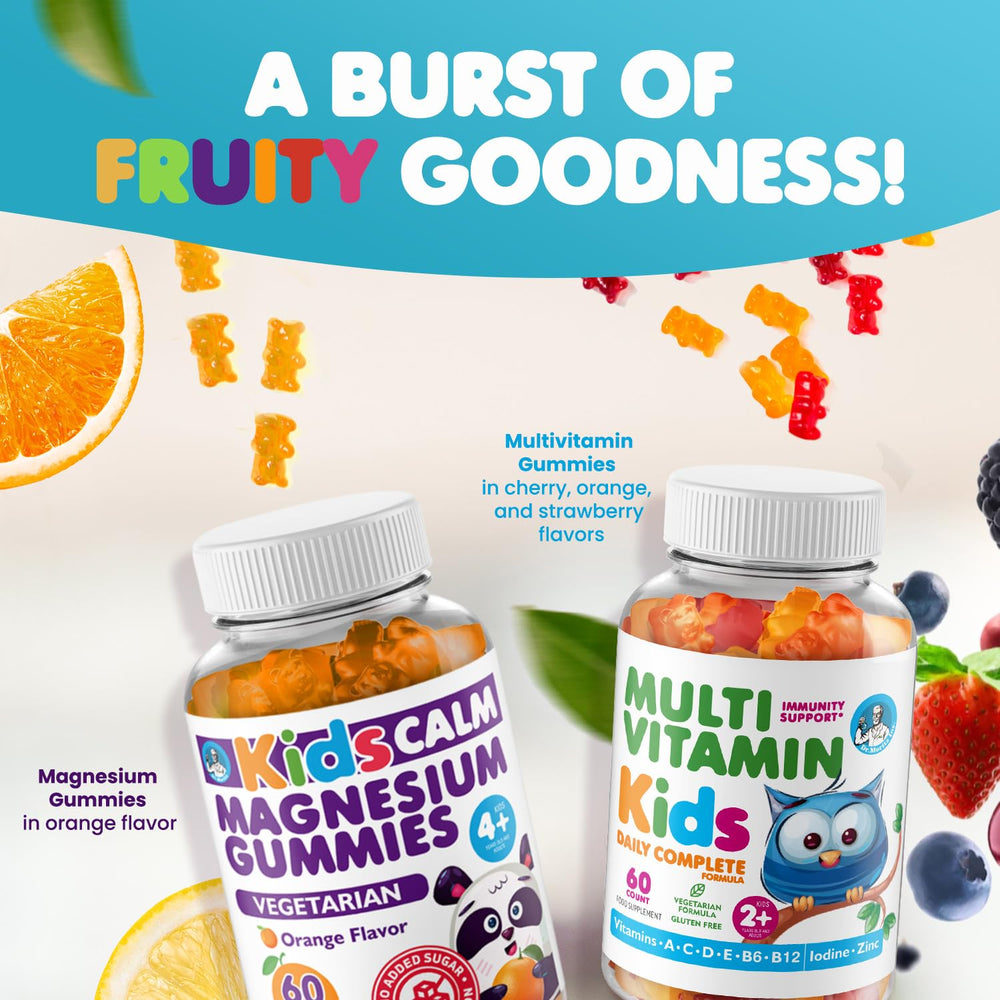 DR. MORITZ Relaxation Bundle pack shot with both gummy bottles.