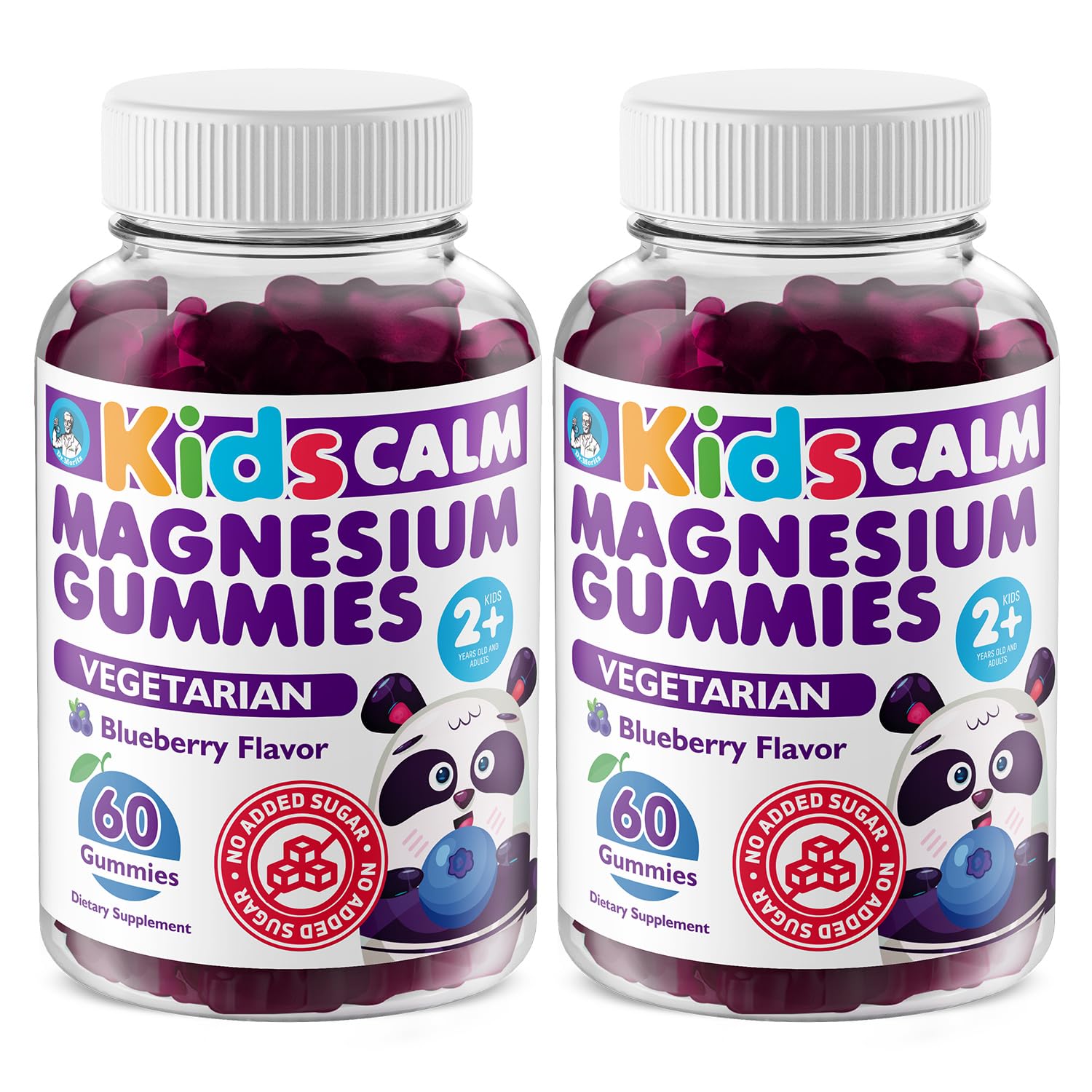 DR MORITZ sugar-free calm magnesium gummies blueberry pack for a peaceful evening routine