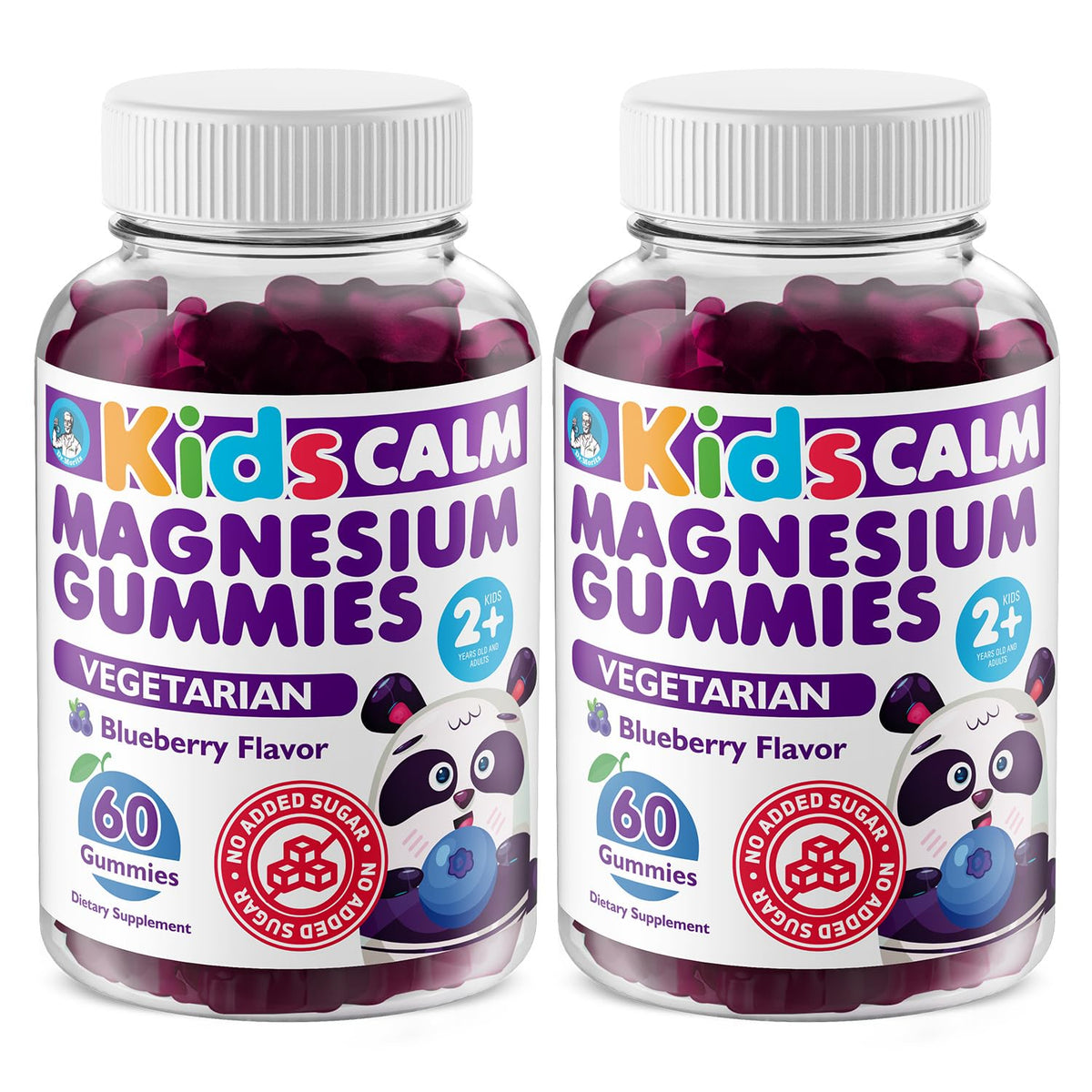 DR MORITZ sugar-free calm magnesium gummies blueberry pack for a peaceful evening routine