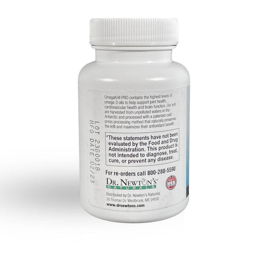OmegaKrill Pro softgels highlight easy swallowing and high-potency omega-3 delivery