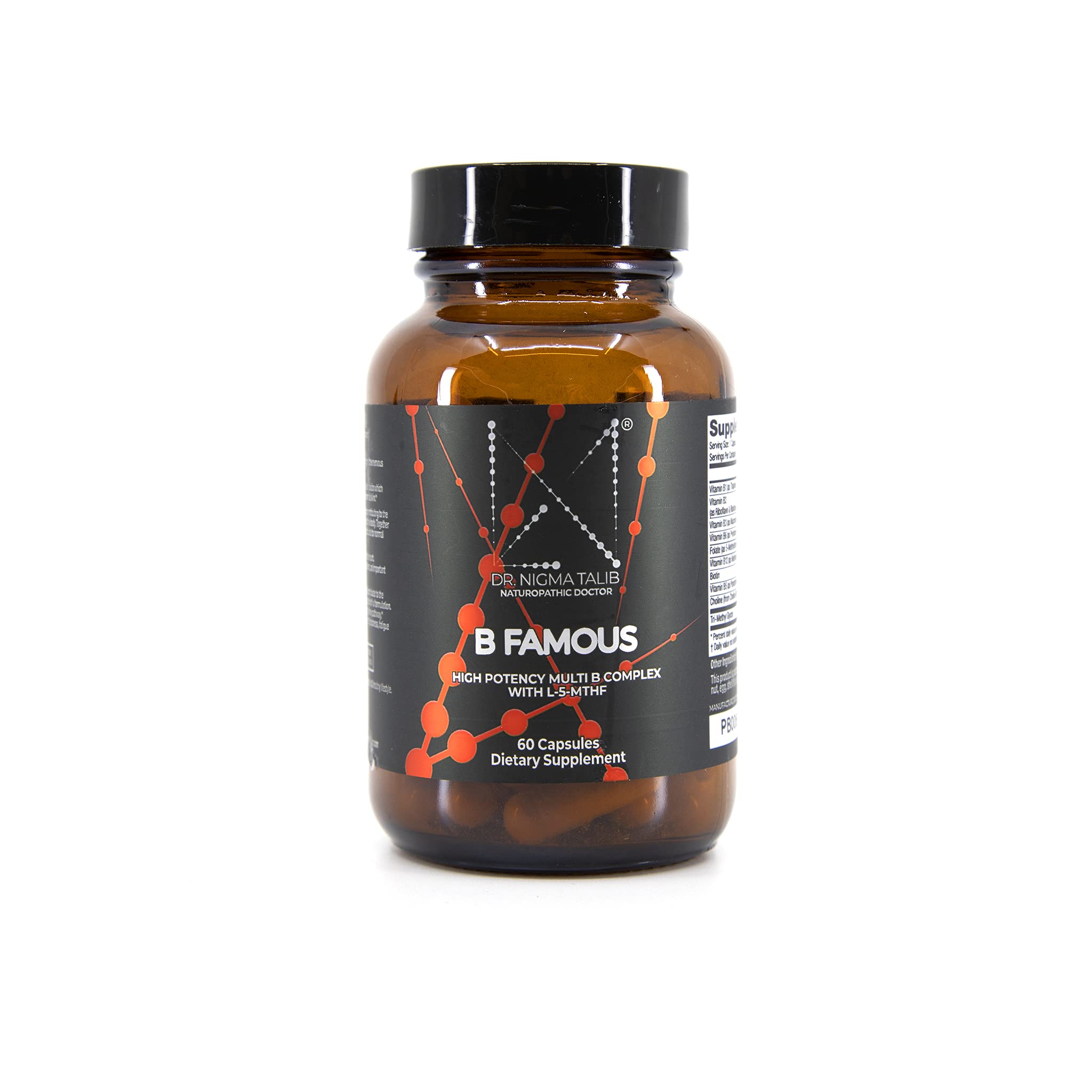 DR. NIGMA B Famous bottle displaying high-potency capsules for daily use.