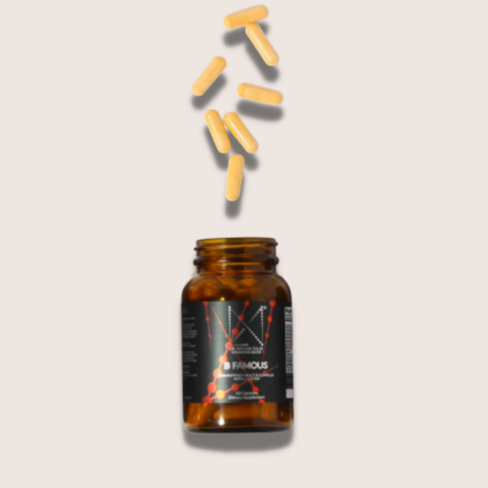DR. NIGMA B Famous capsules suggesting energy metabolism support for daily activities.