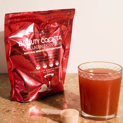 DR. NIGMA Beauty Cocktail Powder jar presents premium mix for skin, hair, and nail support.