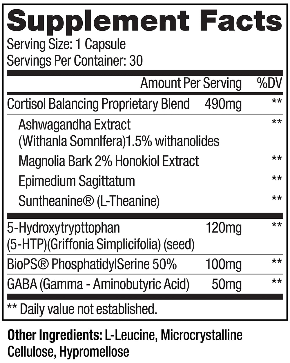 DR. NIGMA Cortisol Balancer epimedium aerial capsule promotes mood support and resilience