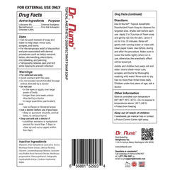 Dr. Numb 3-pack packaging shows value for home and on-the-go pain relief.